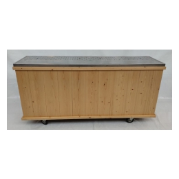 Buffetbar zonder spoelbak steigerhout 200cm