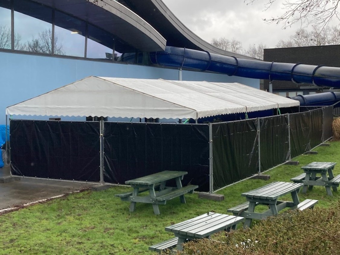 Werktent spantbreedte 8m