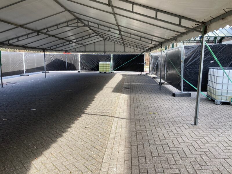 Werktent spantbreedte 8m