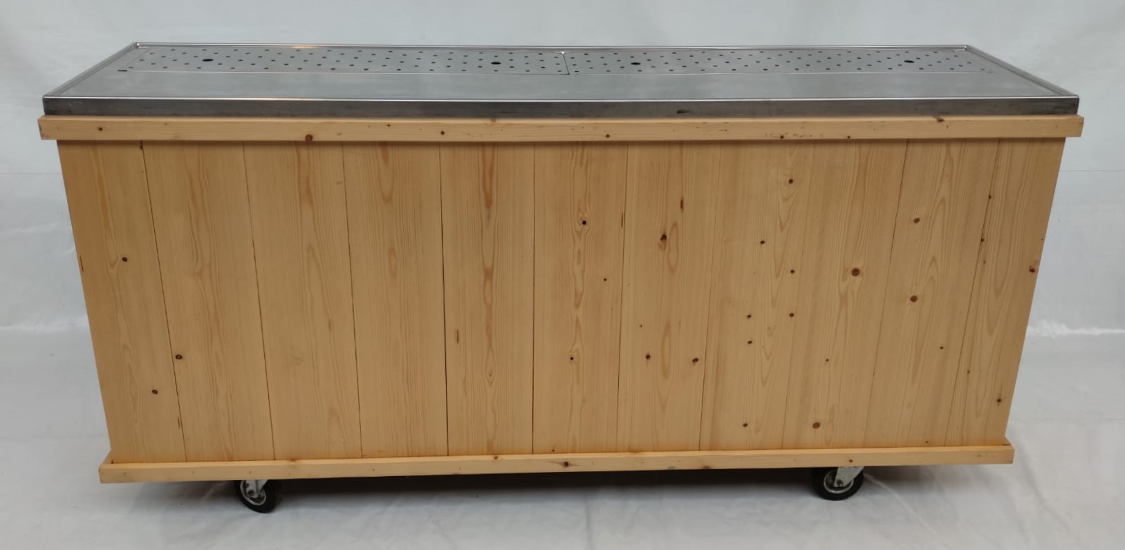 Buffetbar zonder spoelbak steigerhout 200cm