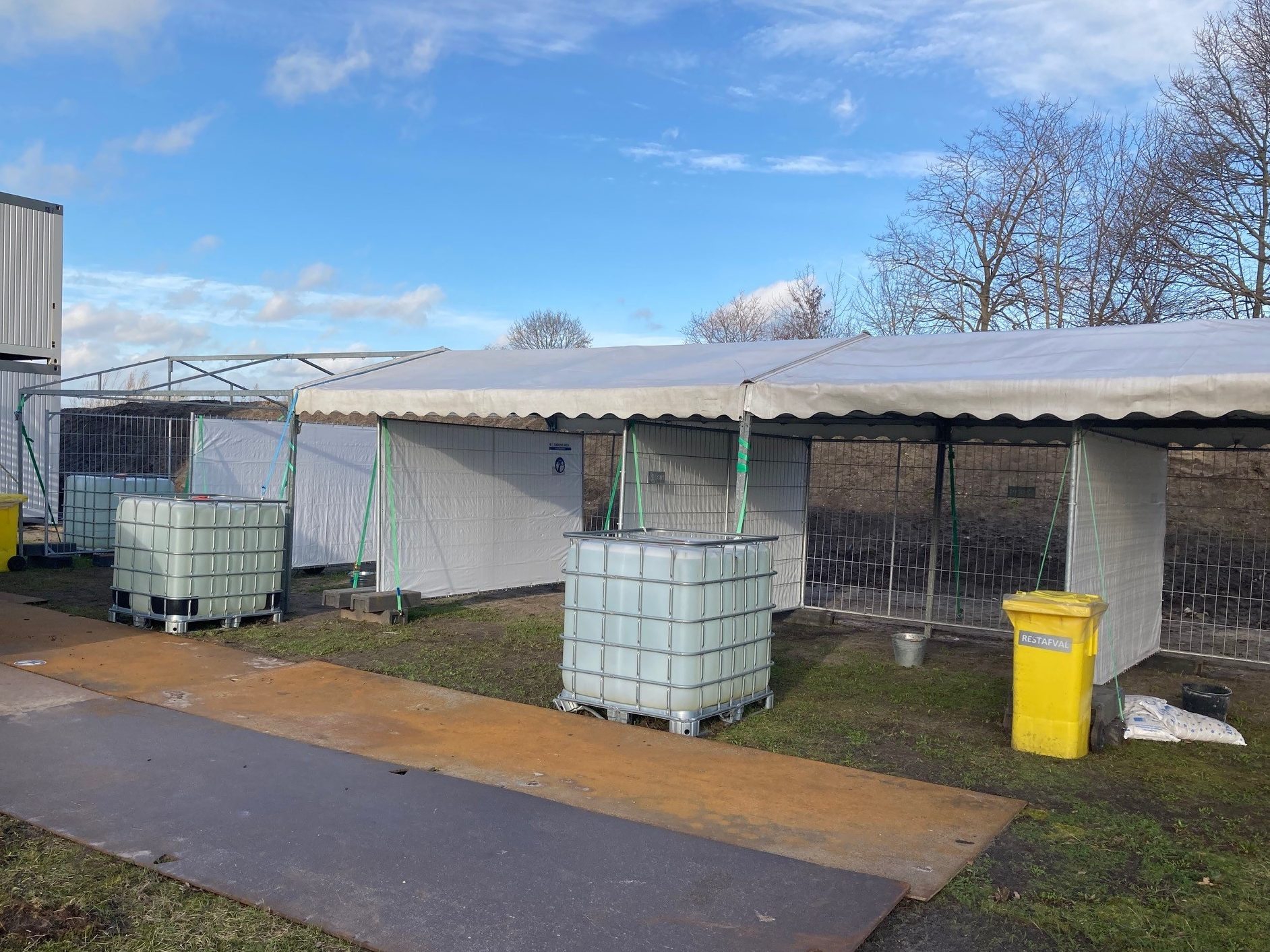 Werktent spantbreedte 4m