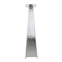 Patioheater met glazen buis (excl. gas)